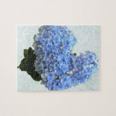 Heart Shape Blue Hydrangea Legpuzzel (Horizontaal)