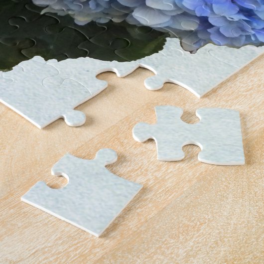 Heart Shape Blue Hydrangea Legpuzzel (Zijkant)