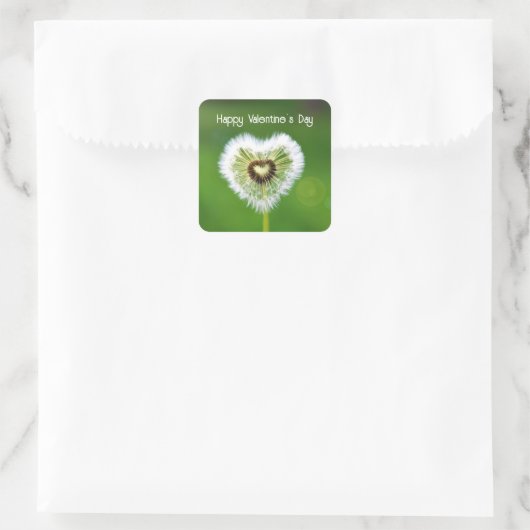 Heart Shape Dandelion Sticker (Tas)