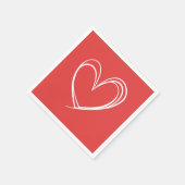 Heart shape line love Valentijn Servet (Hoek)