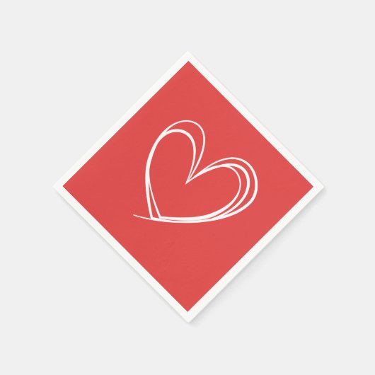 Heart shape line love Valentijn Servet (Hoek)