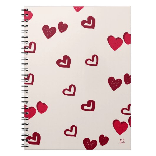 Heart Shape Notebook Notitieboek (Voorkant)