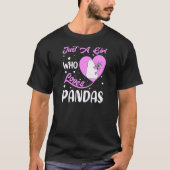 Heart Shape Panda is gewoon een meisje dat van Pan T-shirt (Voorkant)