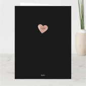 Heart Shape Photo Collage Wedding Jubileum Kaart (Achterkant)