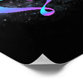 Heart Shape Semicolon - Zelfmoordpreventie Awarene Poster (Hoek)