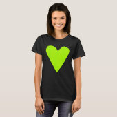 Heart Shape Symbol Love Kindness Peace Spring Bud T-shirt (Voorkant volledig)