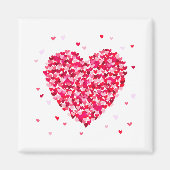 Heart Shape Valentijnsdag Love Gift Magneet (Voorkant)
