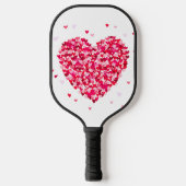 Heart Shape Valentijnsdag Love Gift Pickleball Paddle (Voorkant)
