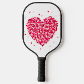 Heart Shape Valentijnsdag Love Gift Pickleball Paddle (Achterkant)
