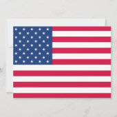 Heart Shaped American Flag | 4 juli Kaart (Achterkant)