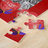 Heart Shaped Balloons Love Photo Lijst Sjabloon Legpuzzel (Zijkant)