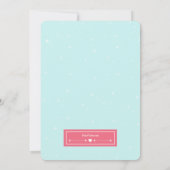 Heart Shaped Balloons Uitnodiging (Achterkant)