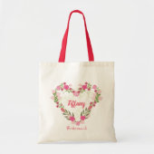 Heart Shaped Bridesmaid Canvas tas (Voorkant)