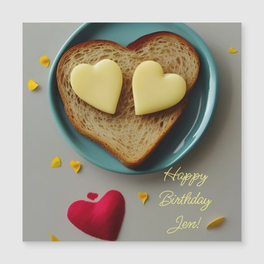 Heart Shaped Buttered Toast (Voorkant)