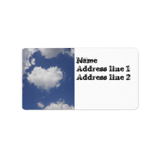 Heart Shaped Cloud Etiket