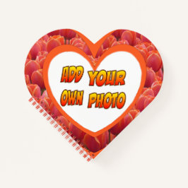 Heart Shaped Cust. Foto: Red Tulips Notitieboek