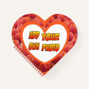 Heart Shaped Cust. Foto: Red Tulips Notitieboek