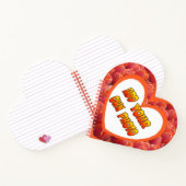 Heart Shaped Cust. Foto: Red Tulips Notitieboek (Binnen)