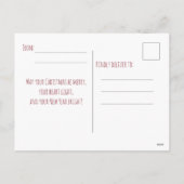 Heart-shaped decoration featuring flowers, berries feestdagenkaart (Achterkant)