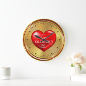 Heart Shaped Design Large Clock Grote Klok (Huis)