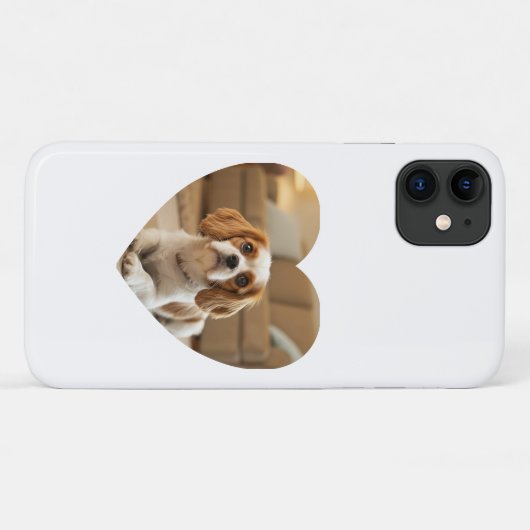 Heart-Shaped Dog Design Case-Mate iPhone Case (Achterkant (horizontaal))