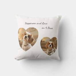 Heart-Shaped Dog Design – “Happiness on Four Paws” Kussen