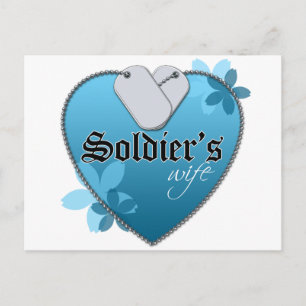 Heart Shaped Dog-tags Briefkaart