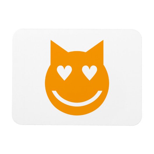 Heart Shaped Eyes Emoji Magneet (Horizontaal)