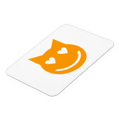 Heart Shaped Eyes Emoji Magneet (Linkerzijde)