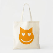 Heart Shaped Eyes Emoji Tote Bag (Voorkant)