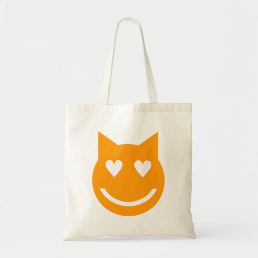 Heart Shaped Eyes Emoji Tote Bag (Voorkant)