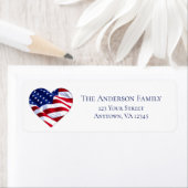 Heart Shaped Flag | Terugkeeradres VS Etiket (Insitu)