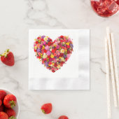 Heart-shaped Floral Valentine Love Arrangement Servet (Insitu)