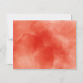 Heart-Shaped Flower Wreath Rustic Wedding Aankondiging (Achterkant)