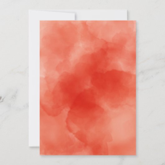 Heart-Shaped Flower Wreath Rustic Wedding Kaart (Achterkant)