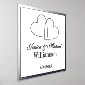 Heart Shaped Folie Accent for Wedding Poster Print (Laagn)