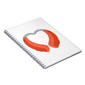 Heart Shaped Hearing Aid Notitieboek (Rechterzijde)