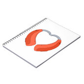Heart Shaped Hearing Aid Notitieboek (Linkerzijde)