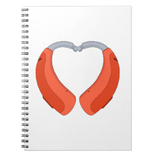 Heart Shaped Hearing Aid Notitieboek