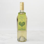 Heart-Shaped Lawn Flowers Butterfly Flessenhanger (Op fles)