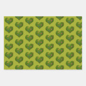 Heart-Shaped Lawn Flowers Butterfly Inpakpapier Vel (Voorkant 2)