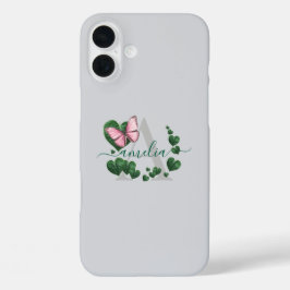 Heart-Shaped Leaves Bouquet iPhone 16 Plus Hoesje