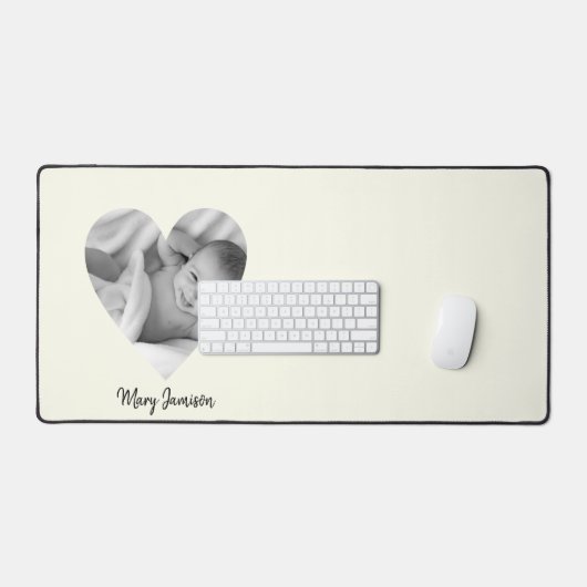 Heart Shaped Lijst voor Foto uploaden Bureaumat (Keyboard & Muis)