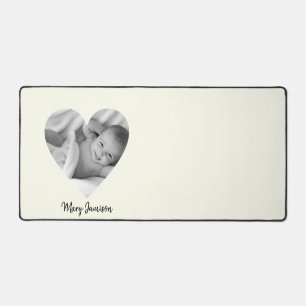 Heart Shaped Lijst voor Foto uploaden Bureaumat