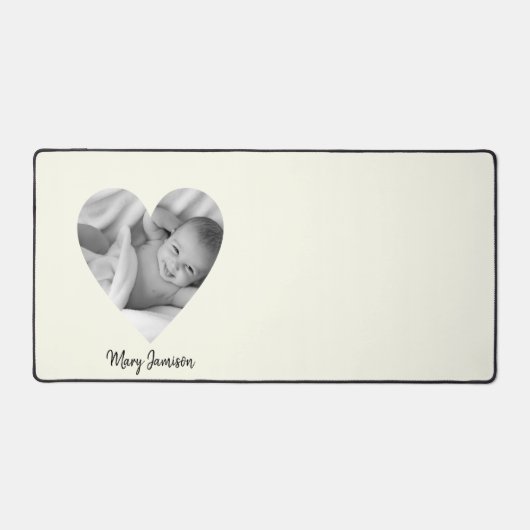 Heart Shaped Lijst voor Foto uploaden Bureaumat (Voorkant)