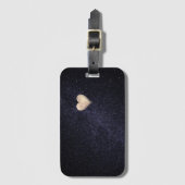 Heart shaped moon bagagelabel (Voorkant (verticaal))