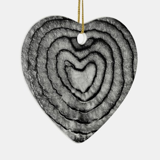 Heart Shaped Onion Keramisch Ornament (Rechts)