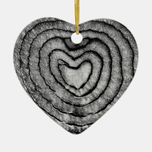 Heart Shaped Onion Keramisch Ornament (Voorkant)