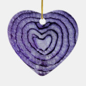 Heart Shaped Onion Keramisch Ornament (Achterkant)