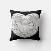 Heart Shaped Pattern Kussen (Achterkant)